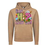 Vintage Coffee Easter Day One hip Lunch Lady Vintage Hoodie - OliviaCreatesArt
