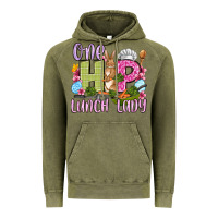 Vintage Olive Easter Day One hip Lunch Lady Vintage Hoodie - OliviaCreatesArt