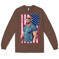 Dwayne The Rock Johnson Men Gift Long Sleeve Tee | Teevron