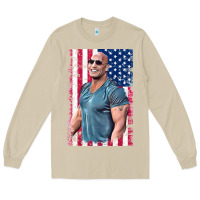 Mushroom Dwayne The Rock Johnson Men Gift Long Sleeve Tee - maiPhamDesign