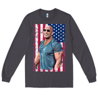 Smoke Dwayne The Rock Johnson Men Gift Long Sleeve Tee - maiPhamDesign