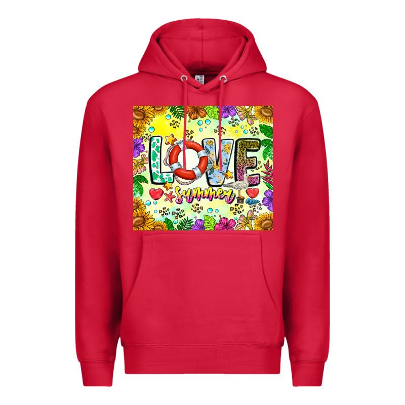 Love Summer Premium Hoodie by CowhideDigitalArt | Teevron