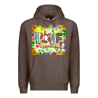 Coffee Love Summer Premium Hoodie - CowhideDigitalArt