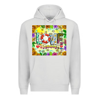Dove Grey Love Summer Premium Hoodie - CowhideDigitalArt