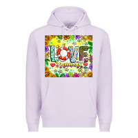 Lilac Love Summer Premium Hoodie - CowhideDigitalArt