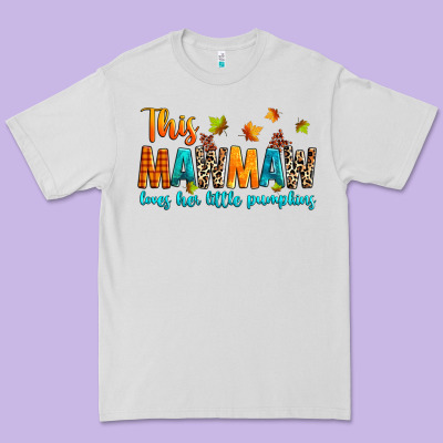 Customized This Mawmaw Loves Her Little Pumpkins Premium Tee Designed By Texasbilliewilder