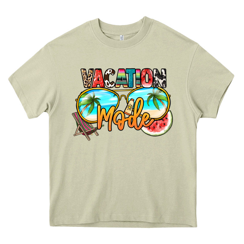Vacation Mode Heavy Core Tee by NancyCooperArtShop | Teevron