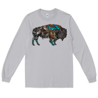 Moon Dust cowhide bison Long Sleeve Tee - RanaPortraitStore