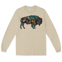 Mushroom cowhide bison Long Sleeve Tee - RanaPortraitStore