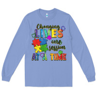 Colony Blue Changing lives one session at a time Long Sleeve Tee - FaDigitalArtStudio