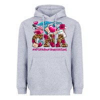 Heather Grey valentines day cna certified nursing assistant Heavyweight Hoodie - AdoDesignShop