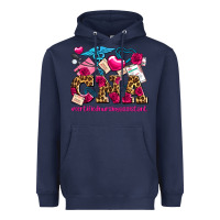 Navy valentines day cna certified nursing assistant Heavyweight Hoodie - AdoDesignShop