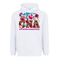 White valentines day cna certified nursing assistant Heavyweight Hoodie - AdoDesignShop