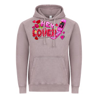 Vintage Zinc Hey lover flip phone Valentine's Day Vintage Hoodie - FaDigitalArtStudio