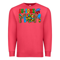 Cardinal ausome autism mom Premium Sweatshirt - AdoDesignShop