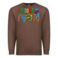 Chestnut ausome autism mom Premium Sweatshirt - AdoDesignShop