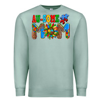 Seafoam ausome autism mom Premium Sweatshirt - AdoDesignShop