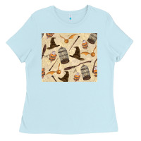 Baby Blue wizard items Ladies Tee - TumblerDesignByShophia