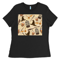Black wizard items Ladies Tee - TumblerDesignByShophia