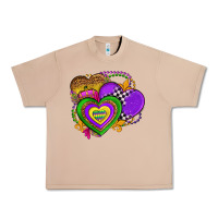 Burro mardi gras heart olivia Urban Heavy Tee - OliviaCreatesArt