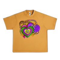 Peanut Butter mardi gras heart olivia Urban Heavy Tee - OliviaCreatesArt
