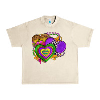 Sandshell mardi gras heart olivia Urban Heavy Tee - OliviaCreatesArt