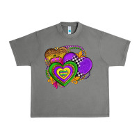 Tornado mardi gras heart olivia Urban Heavy Tee - OliviaCreatesArt