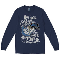 Navy Little can of hate movie special dalek Long Sleeve Tee - maiPhamDesign