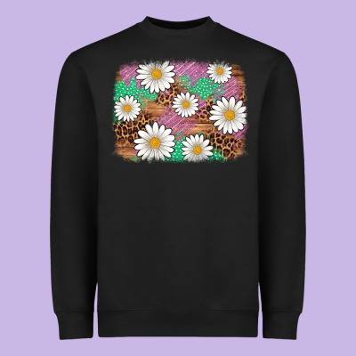 Easter Daisy Background Heavyweight Sweatshirt Designed By Artiststas
