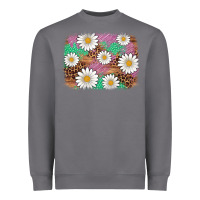 Storm easter daisy background Heavyweight Sweatshirt - Artiststas