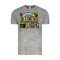Cloud Rock Lucky dog St. Patrick's Day Vintage Tee - CowGirlArtShop
