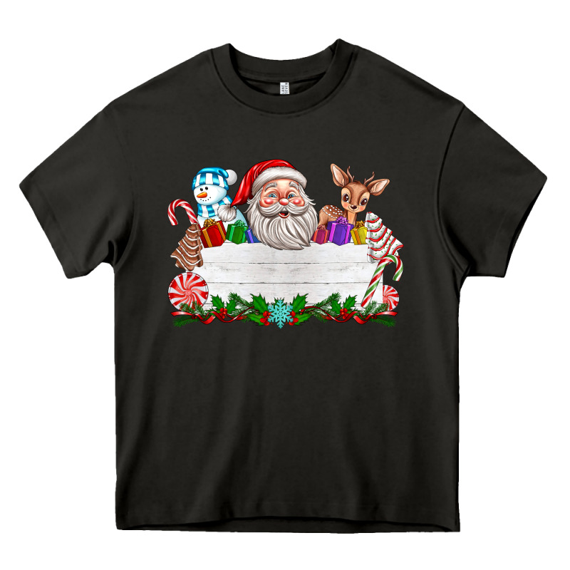 Custom Name Christmas Heavy Core Tee by texasbilliewilder | Teevron