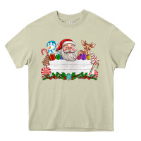 Mossy custom name christmas Heavy Core Tee - texasbilliewilder