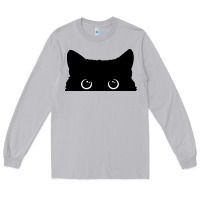 Moon Dust Peeking Cat Long Sleeve Tee - maiPhamDesign