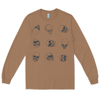 Toasted Coconut Skulls Long Sleeve Tee - maiPhamDesign