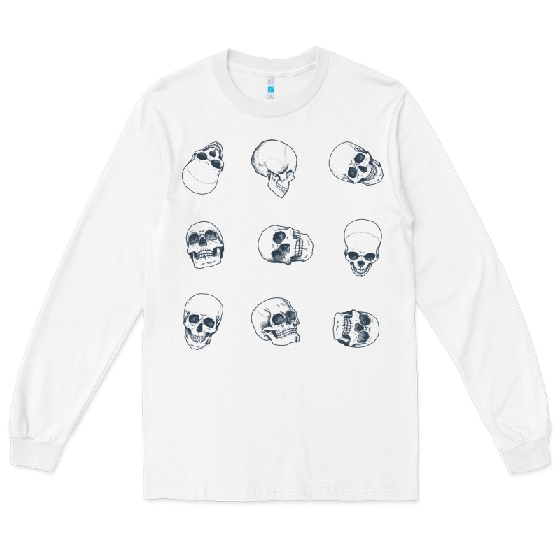 Skulls Long Sleeve Tee by maiPhamDesign | Teevron
