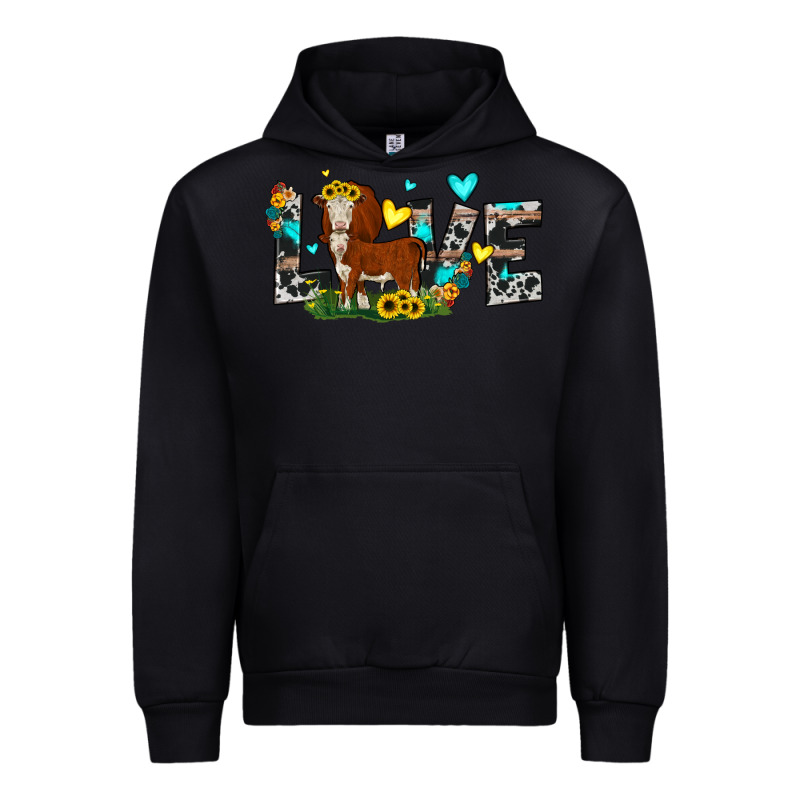 Love Western Cow Urban Hoodie by JahusDesignShop | Teevron