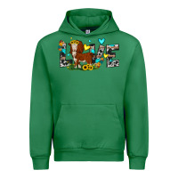 Emerald love western cow Urban Hoodie - JahusDesignShop
