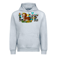 Heather Grey love western cow Urban Hoodie - JahusDesignShop