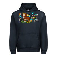 Navy love western cow Urban Hoodie - JahusDesignShop