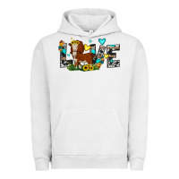 Pigment Lunar Rock love western cow Urban Hoodie - JahusDesignShop