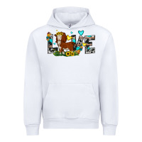 White love western cow Urban Hoodie - JahusDesignShop
