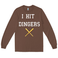 Chestnut i hit dingers baseball Long Sleeve Tee - maiPhamDesign
