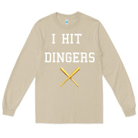 Mushroom i hit dingers baseball Long Sleeve Tee - maiPhamDesign