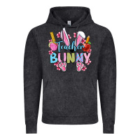 Vintage Black Easter Teacher bunny Vintage Hoodie - OliviaCreatesArt