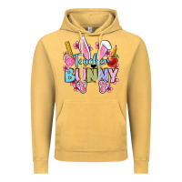 Vintage Mustard Easter Teacher bunny Vintage Hoodie - OliviaCreatesArt