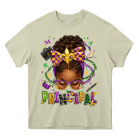 Mossy mardi gras principal afro messy bun Heavy Core Tee - texasbilliewilder