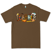 Cacao Fall Teacher Premium Tee - NancyCooperArtShop