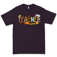Plum Fall Teacher Premium Tee - NancyCooperArtShop