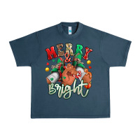 Midnight Navy merry and bright black man sneakers Urban Heavy Tee - RanaPortraitStore